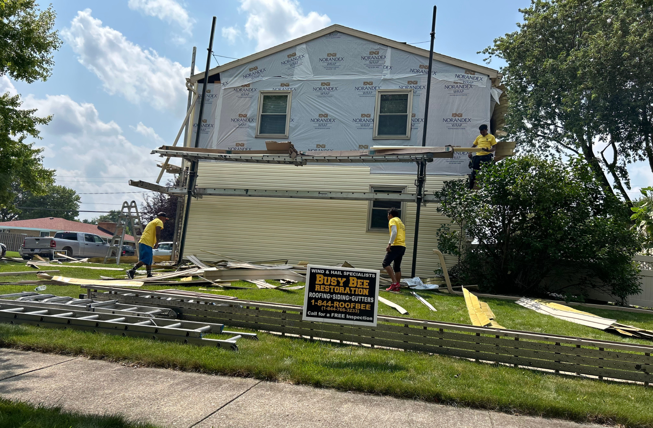 Siding replacement in Point Place, Toledo Ohio